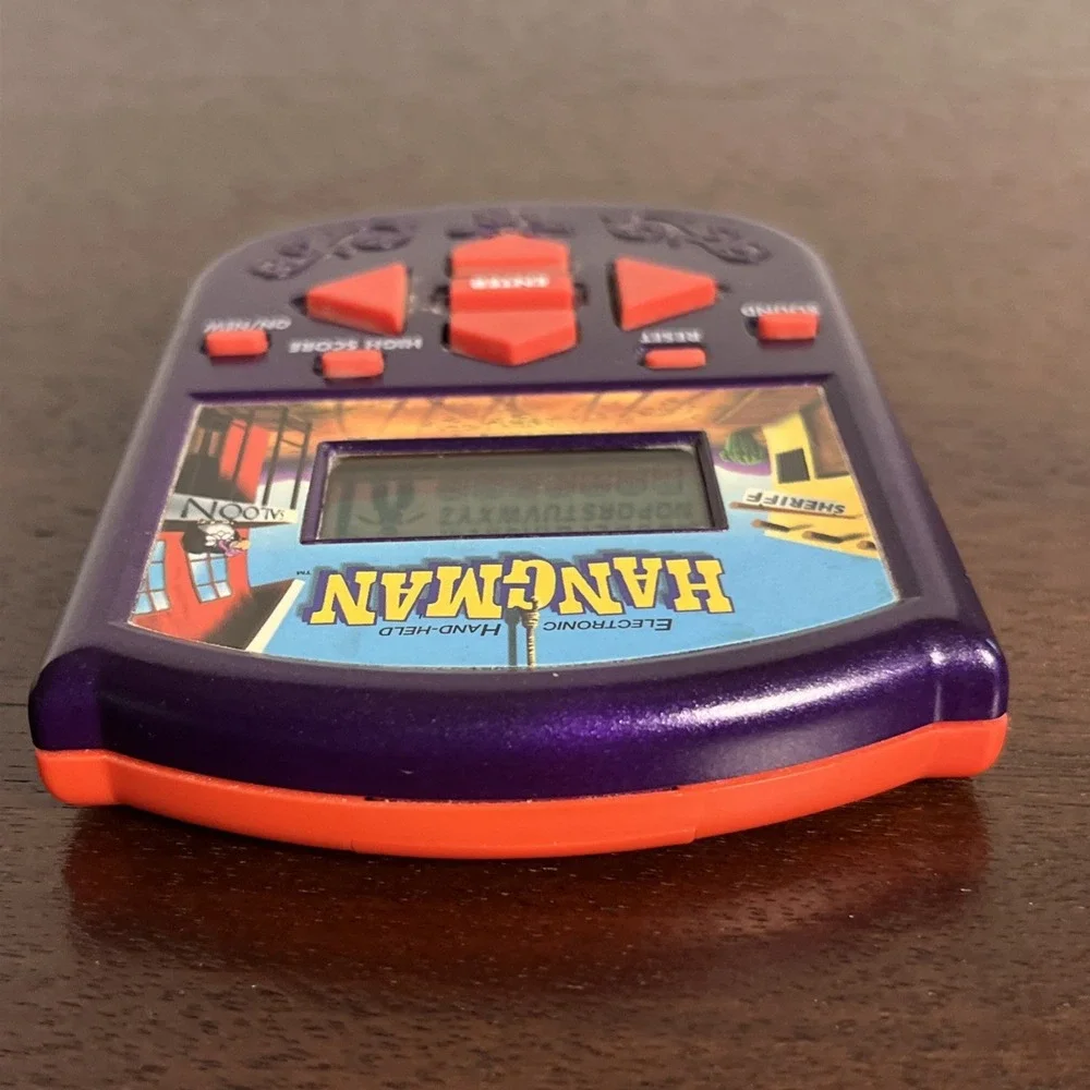 Vintage 2002 Milton Bradley Hangman Electronic Handheld Game Tested Works Words